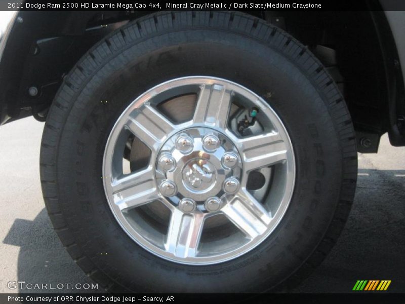 Mineral Gray Metallic / Dark Slate/Medium Graystone 2011 Dodge Ram 2500 HD Laramie Mega Cab 4x4