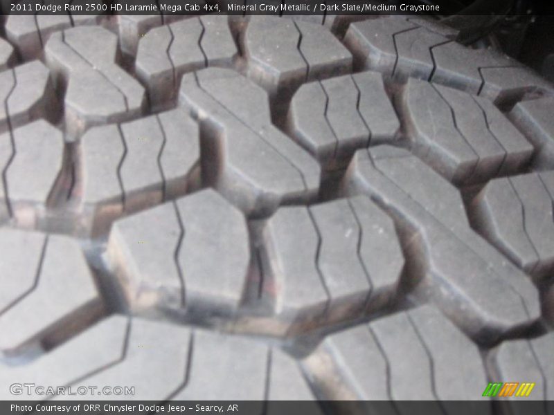 Mineral Gray Metallic / Dark Slate/Medium Graystone 2011 Dodge Ram 2500 HD Laramie Mega Cab 4x4