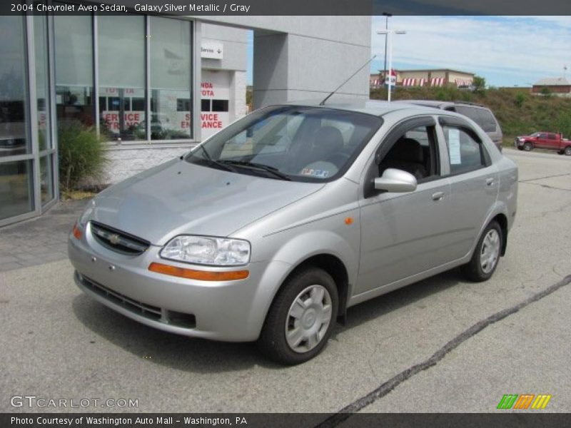 Galaxy Silver Metallic / Gray 2004 Chevrolet Aveo Sedan