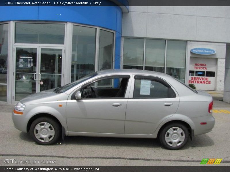 Galaxy Silver Metallic / Gray 2004 Chevrolet Aveo Sedan