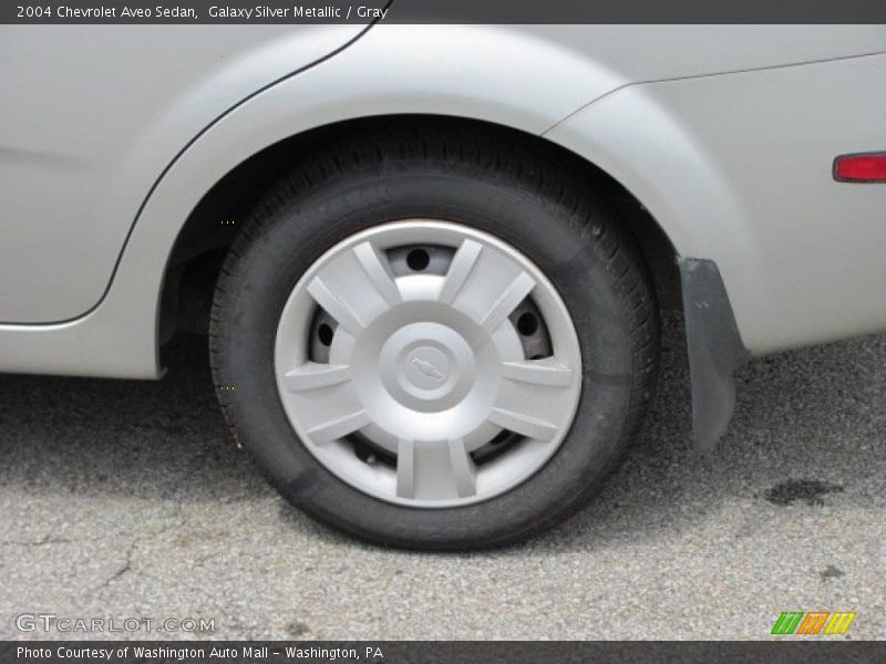 Galaxy Silver Metallic / Gray 2004 Chevrolet Aveo Sedan