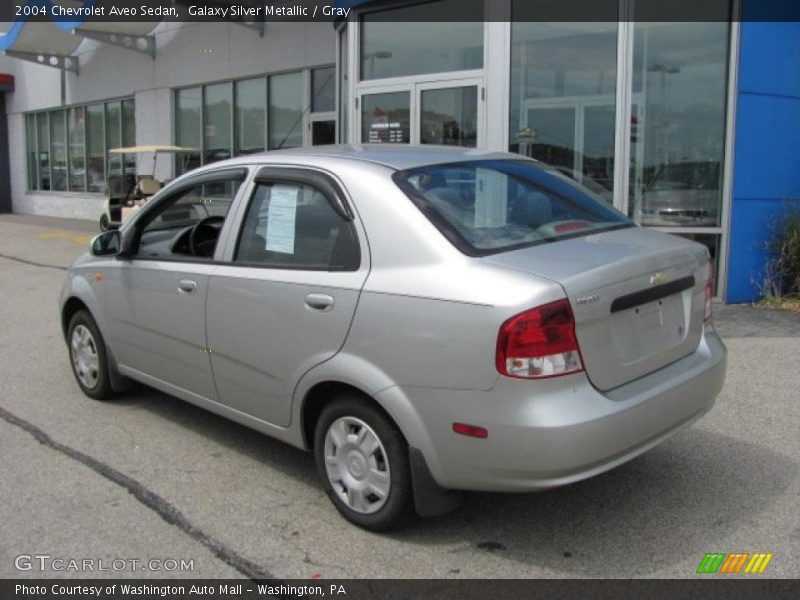 Galaxy Silver Metallic / Gray 2004 Chevrolet Aveo Sedan