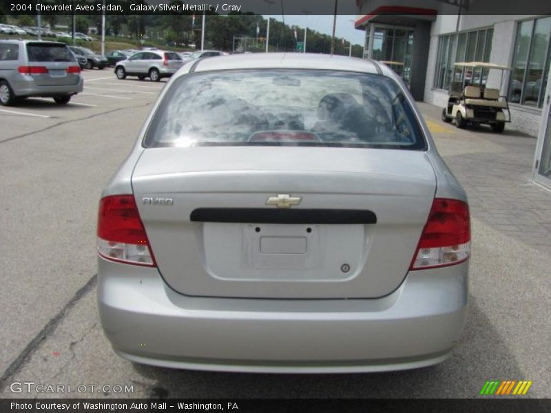Galaxy Silver Metallic / Gray 2004 Chevrolet Aveo Sedan
