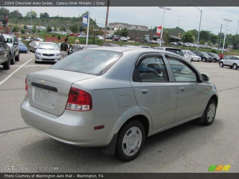 Galaxy Silver Metallic / Gray 2004 Chevrolet Aveo Sedan