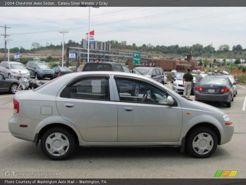 Galaxy Silver Metallic / Gray 2004 Chevrolet Aveo Sedan