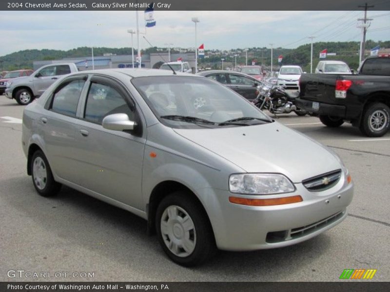 Galaxy Silver Metallic / Gray 2004 Chevrolet Aveo Sedan