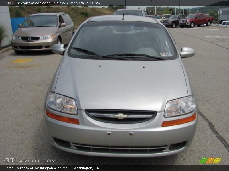 Galaxy Silver Metallic / Gray 2004 Chevrolet Aveo Sedan