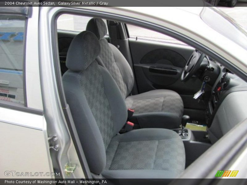 Galaxy Silver Metallic / Gray 2004 Chevrolet Aveo Sedan