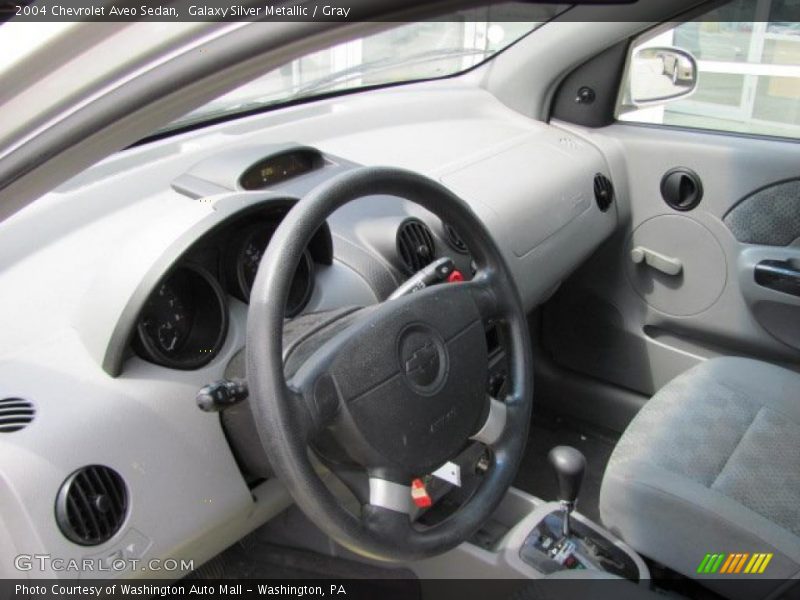 Galaxy Silver Metallic / Gray 2004 Chevrolet Aveo Sedan