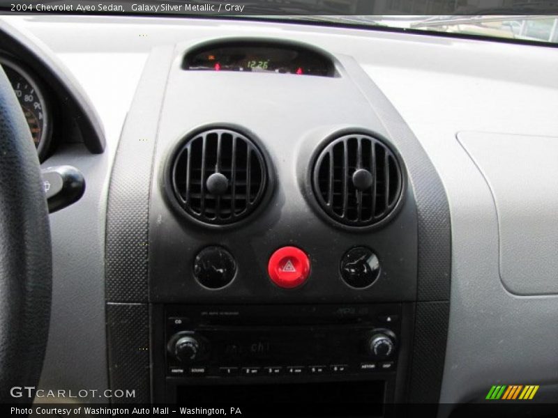 Galaxy Silver Metallic / Gray 2004 Chevrolet Aveo Sedan