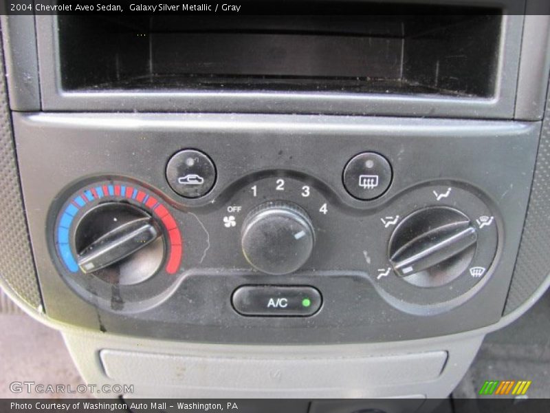 Galaxy Silver Metallic / Gray 2004 Chevrolet Aveo Sedan