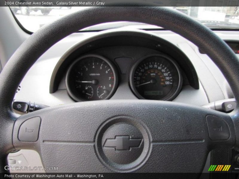 Galaxy Silver Metallic / Gray 2004 Chevrolet Aveo Sedan