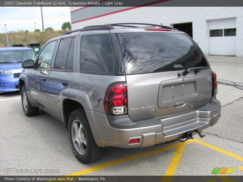 Graystone Metallic / Light Gray 2007 Chevrolet TrailBlazer LS 4x4