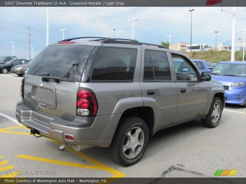 Graystone Metallic / Light Gray 2007 Chevrolet TrailBlazer LS 4x4