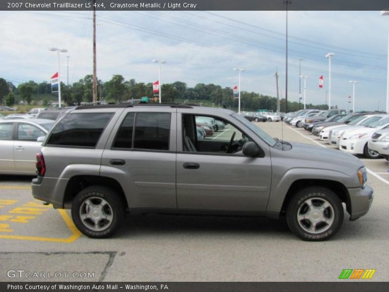 Graystone Metallic / Light Gray 2007 Chevrolet TrailBlazer LS 4x4