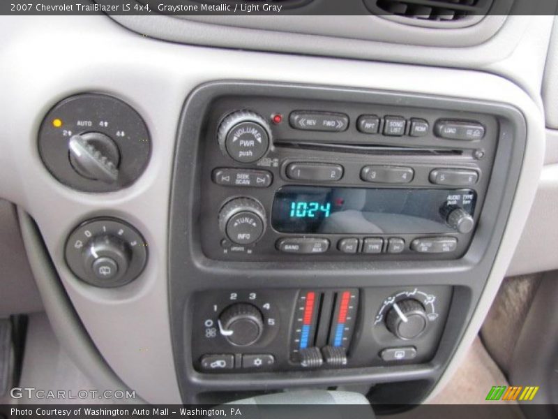 Graystone Metallic / Light Gray 2007 Chevrolet TrailBlazer LS 4x4