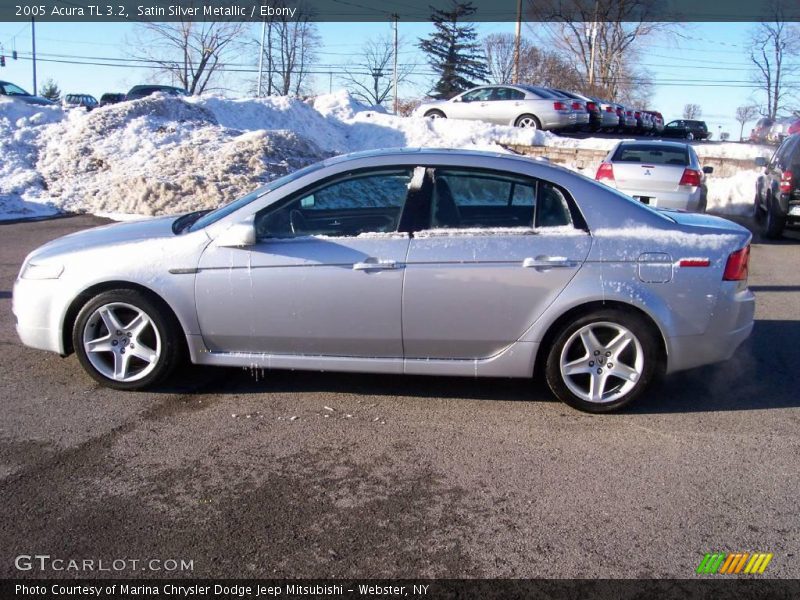 Satin Silver Metallic / Ebony 2005 Acura TL 3.2