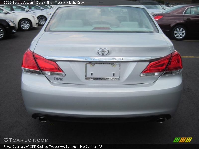 Classic Silver Metallic / Light Gray 2011 Toyota Avalon