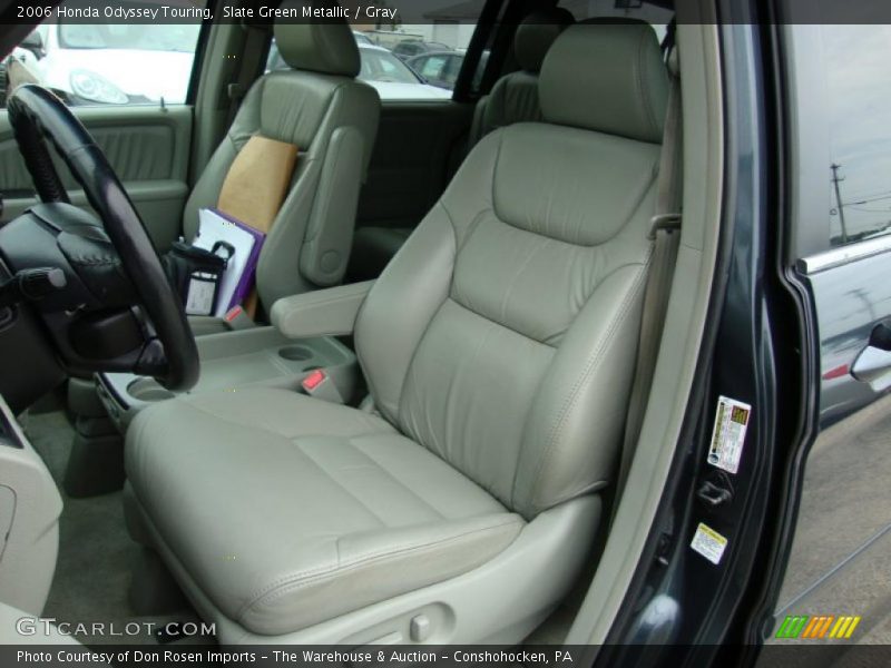 Slate Green Metallic / Gray 2006 Honda Odyssey Touring