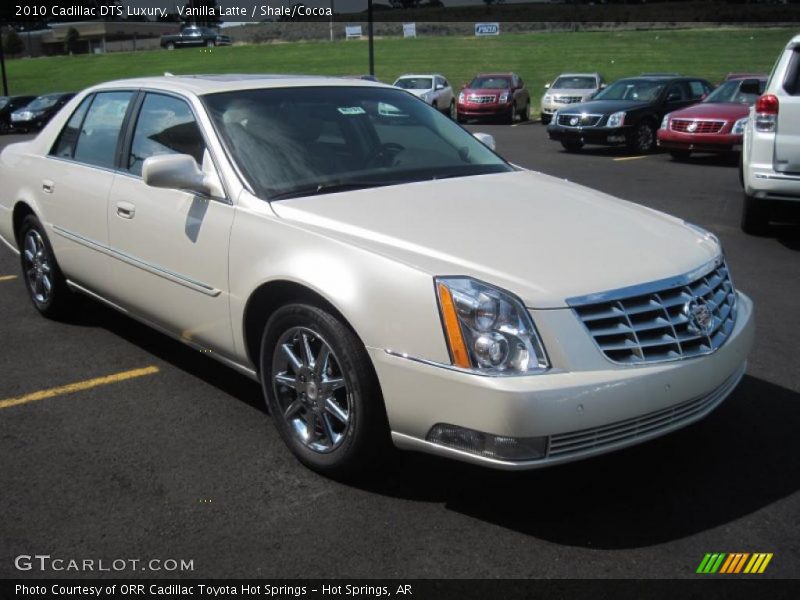Vanilla Latte / Shale/Cocoa 2010 Cadillac DTS Luxury