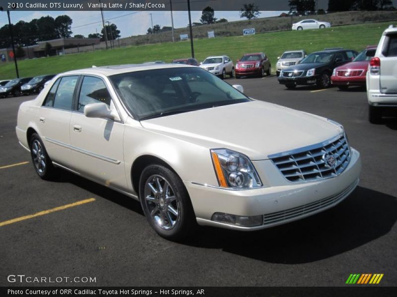 Vanilla Latte / Shale/Cocoa 2010 Cadillac DTS Luxury