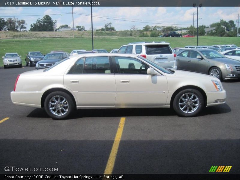 Vanilla Latte / Shale/Cocoa 2010 Cadillac DTS Luxury