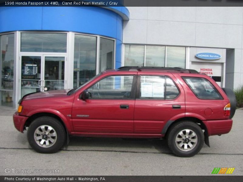 Claret Red Pearl Metallic / Gray 1998 Honda Passport LX 4WD