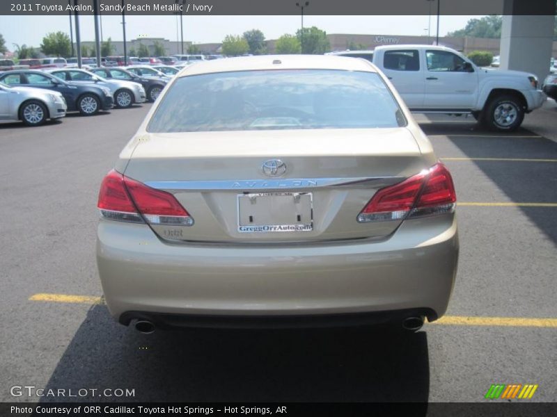 Sandy Beach Metallic / Ivory 2011 Toyota Avalon