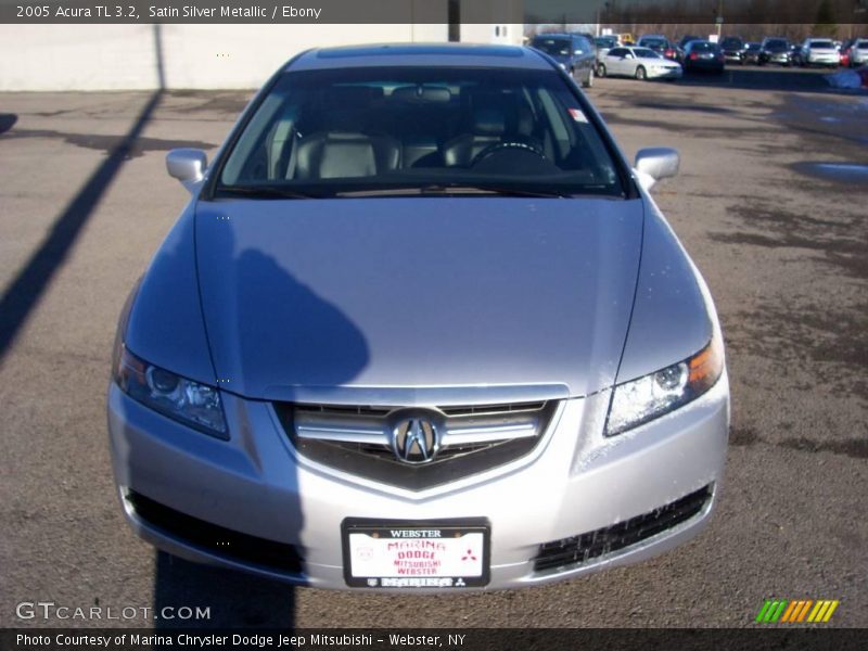 Satin Silver Metallic / Ebony 2005 Acura TL 3.2