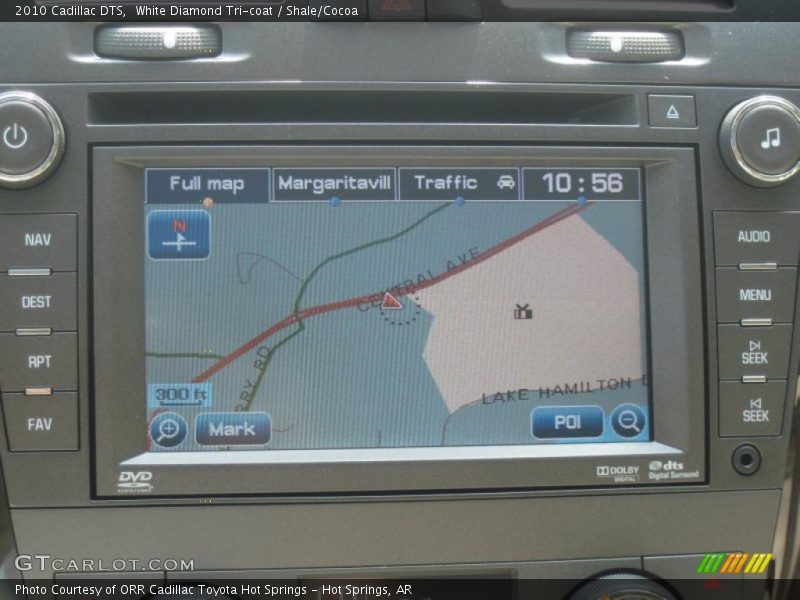 White Diamond Tri-coat / Shale/Cocoa 2010 Cadillac DTS