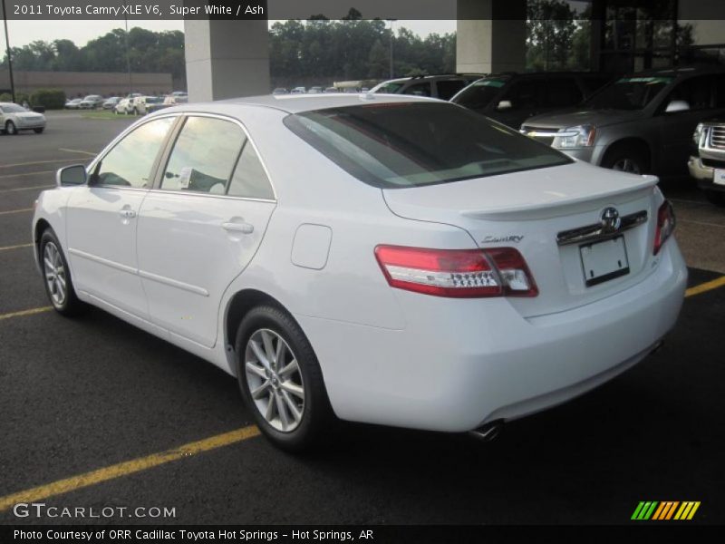 Super White / Ash 2011 Toyota Camry XLE V6