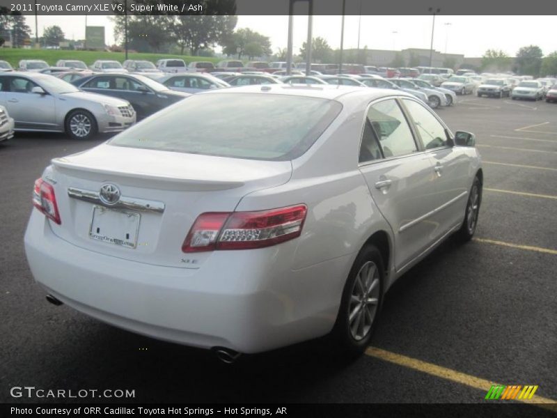 Super White / Ash 2011 Toyota Camry XLE V6