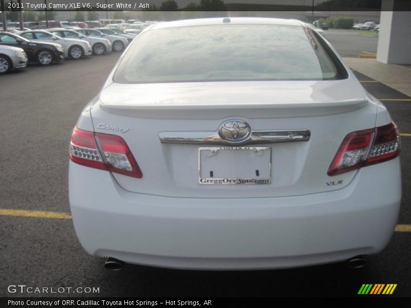 Super White / Ash 2011 Toyota Camry XLE V6