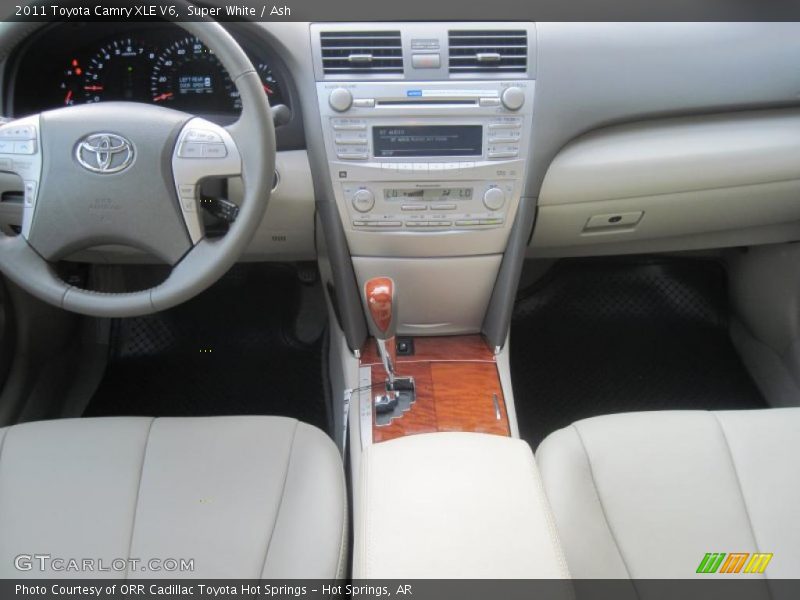 Super White / Ash 2011 Toyota Camry XLE V6