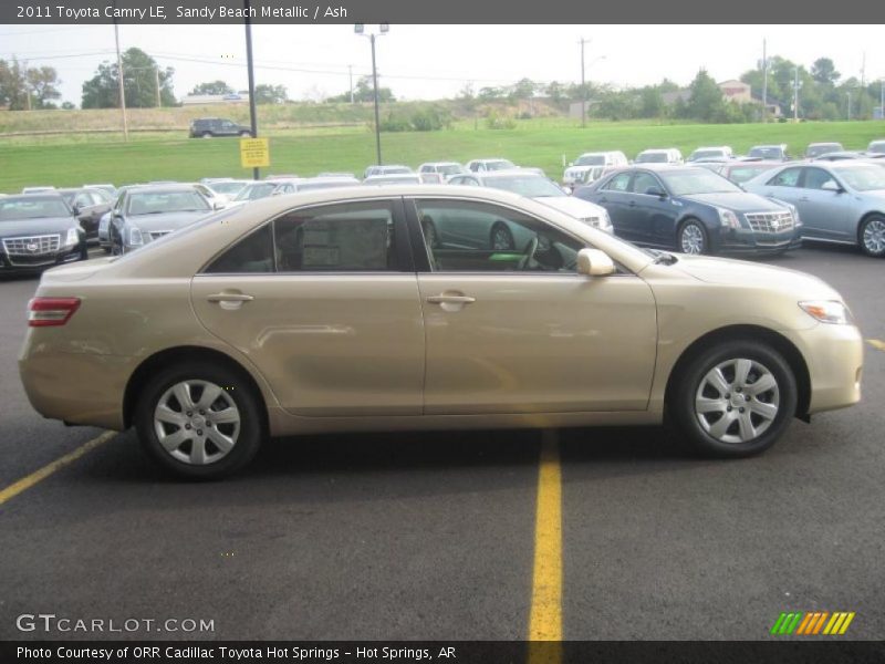 Sandy Beach Metallic / Ash 2011 Toyota Camry LE