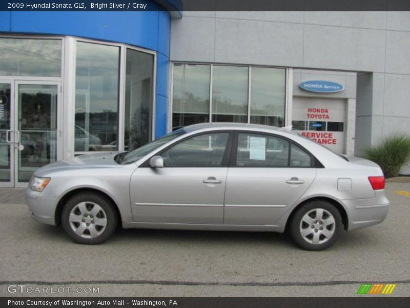 Bright Silver / Gray 2009 Hyundai Sonata GLS