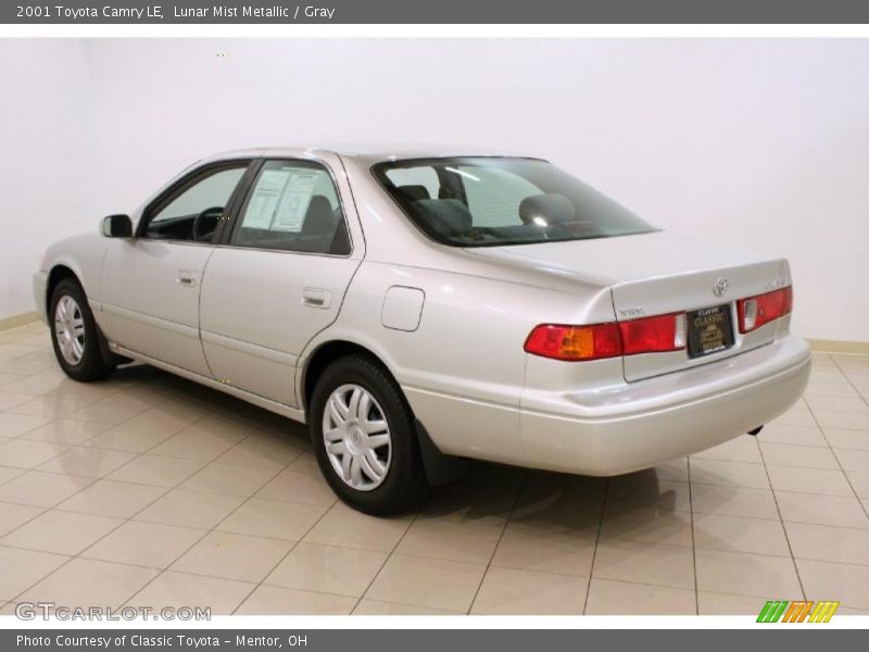 Lunar Mist Metallic / Gray 2001 Toyota Camry LE