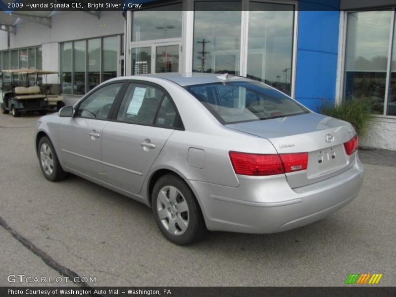 Bright Silver / Gray 2009 Hyundai Sonata GLS