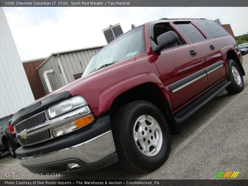 Sport Red Metallic / Tan/Neutral 2006 Chevrolet Suburban LT 1500
