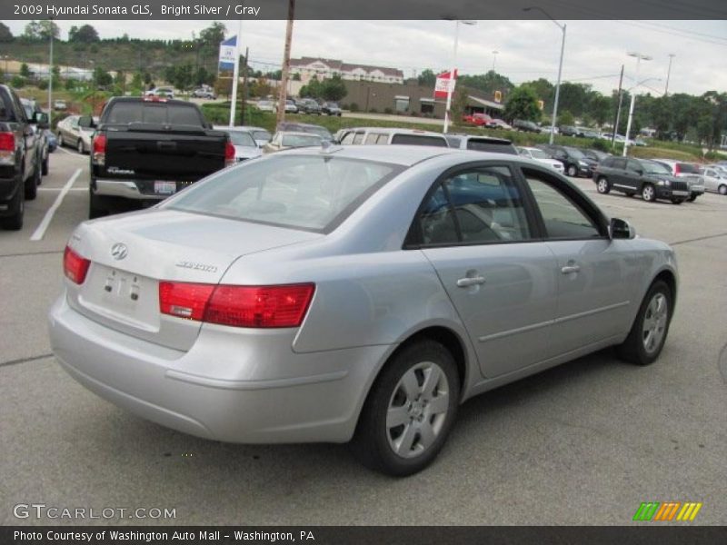 Bright Silver / Gray 2009 Hyundai Sonata GLS