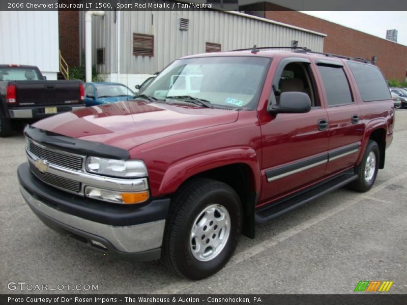 Sport Red Metallic / Tan/Neutral 2006 Chevrolet Suburban LT 1500