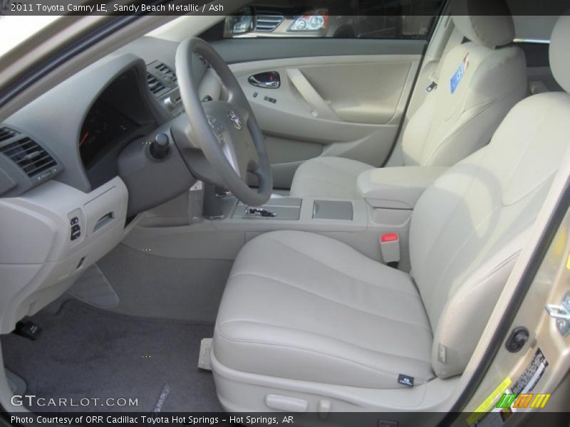 Sandy Beach Metallic / Ash 2011 Toyota Camry LE