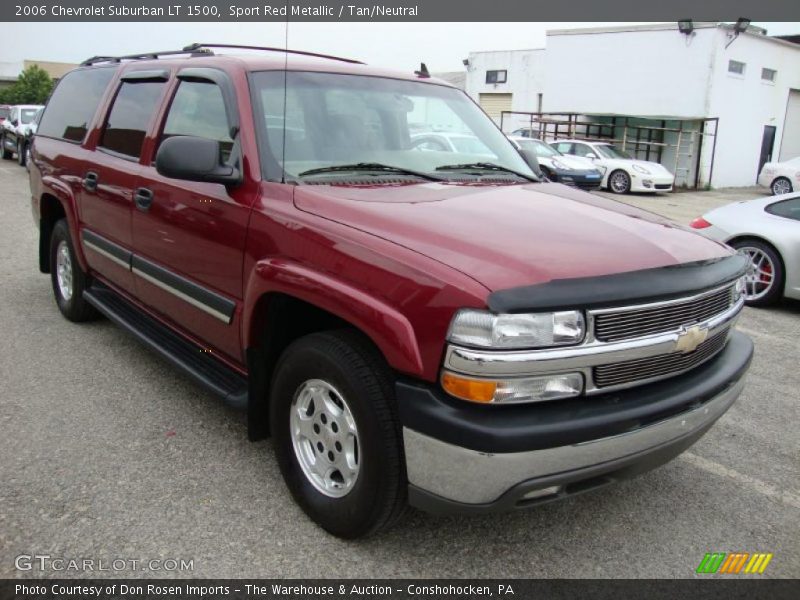 Sport Red Metallic / Tan/Neutral 2006 Chevrolet Suburban LT 1500