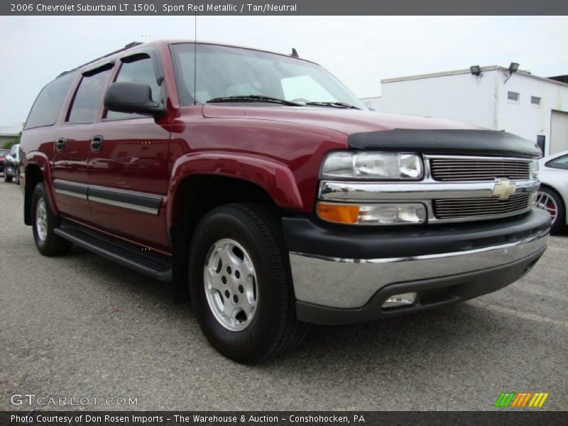 Sport Red Metallic / Tan/Neutral 2006 Chevrolet Suburban LT 1500