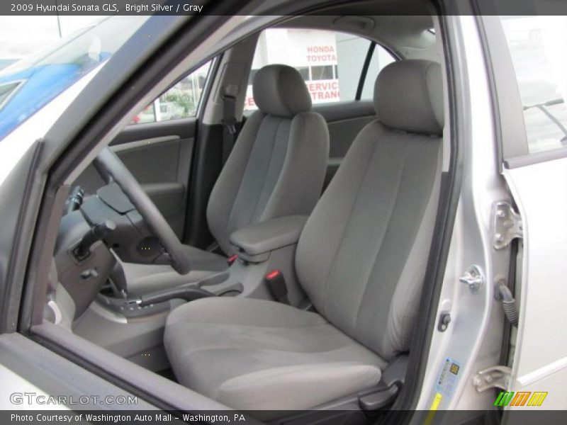 Bright Silver / Gray 2009 Hyundai Sonata GLS