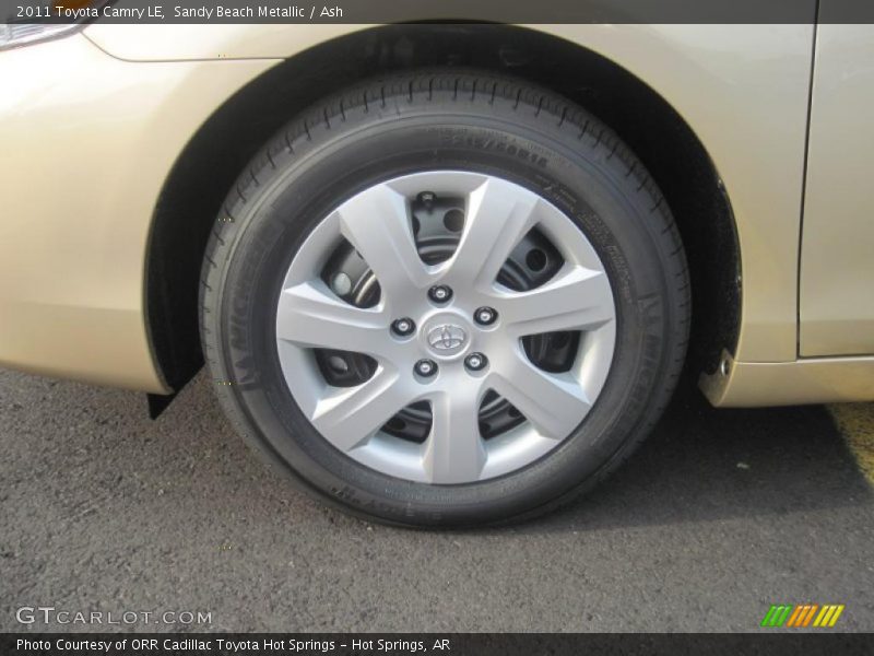 Sandy Beach Metallic / Ash 2011 Toyota Camry LE
