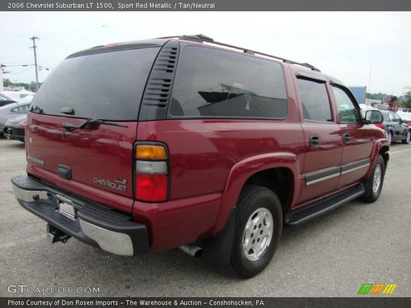 Sport Red Metallic / Tan/Neutral 2006 Chevrolet Suburban LT 1500
