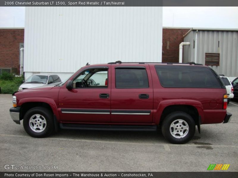 Sport Red Metallic / Tan/Neutral 2006 Chevrolet Suburban LT 1500
