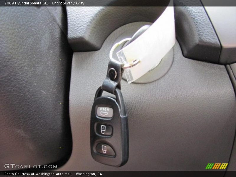 Bright Silver / Gray 2009 Hyundai Sonata GLS