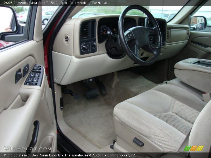 Sport Red Metallic / Tan/Neutral 2006 Chevrolet Suburban LT 1500